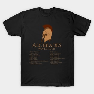 Alcibiades World Tour - Peloponnesian War - Ancient Greek History T-Shirt